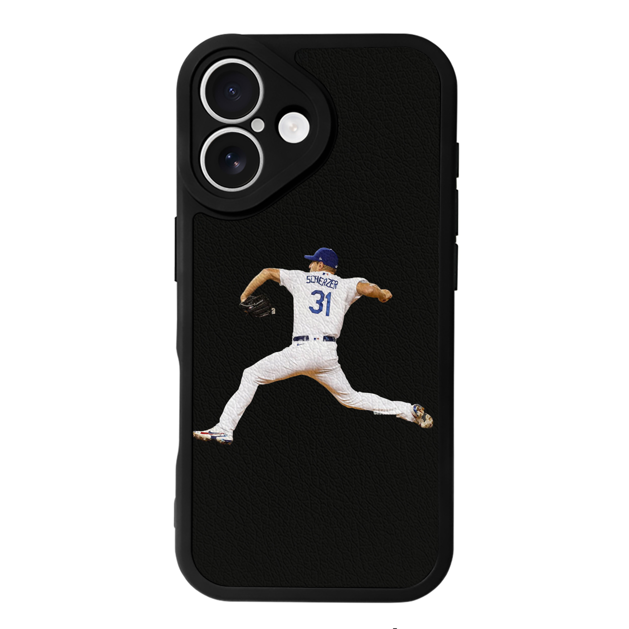  IPhone 16 Silicone Leather Case – UV Print, Lambskin Texture – Perfect Fit, Wireless Charging Compatible, Scratch Resistant, Precise Cutouts – Stylish Protection For IPhone 16